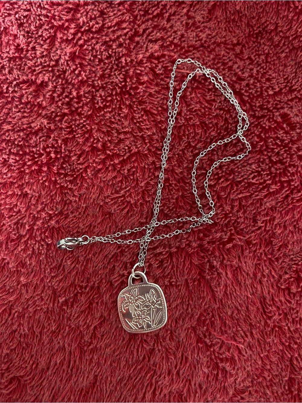 Tiffany & Co. GO WOMEN 2014 Sterling Silver Pendant Necklace Rare